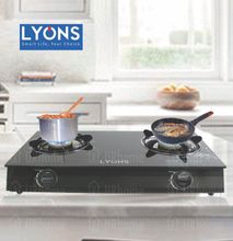 Lyons 2 burner Glass Table Gas cooker